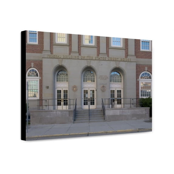 Canvas Print: Ewing T. Kerr Federal Building, Casper, Wyoming, 2009