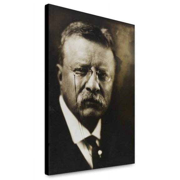 Canvas Print: Ex-President Theodore Roosevelt, Head-And-Shoulders Portrait