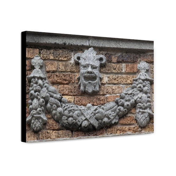 Canvas Print: Exterior Architectural Details Of The Saenger Theatre In Mobile