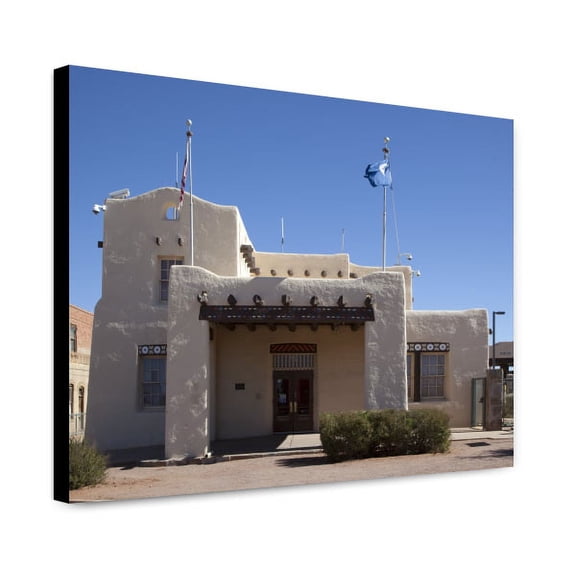 Canvas Print: Exterior, Border Patrol Station, Naco, Arizona, 2009