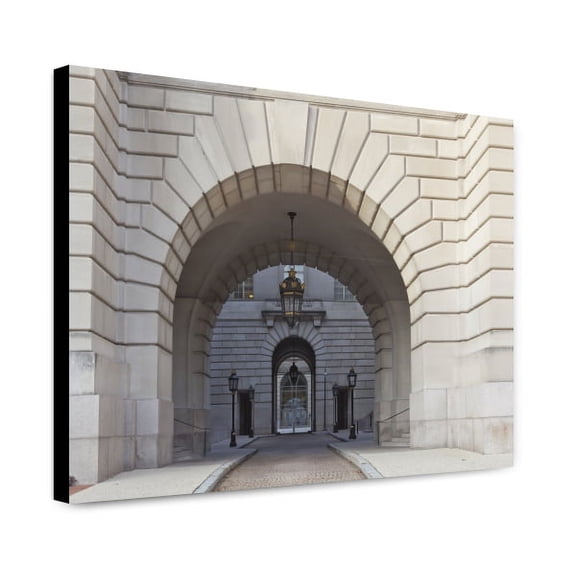 Canvas Print: Exterior Elevation, Epa East And West, Located On 12th And