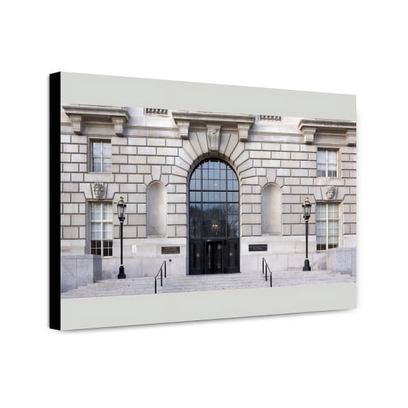 Canvas Print: Exterior Elevation, Epa East And West, Located On 12th And