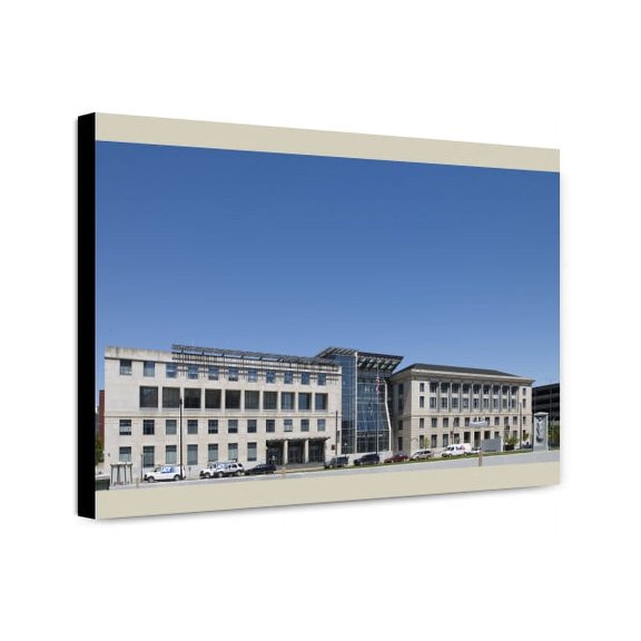 Canvas Print: Exterior Full View, William J. Nealon Federal Building And U.S