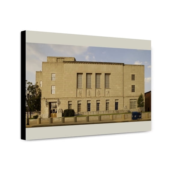 Canvas Print: Exterior, Southwest Side Of Building, Federal Building And U.S
