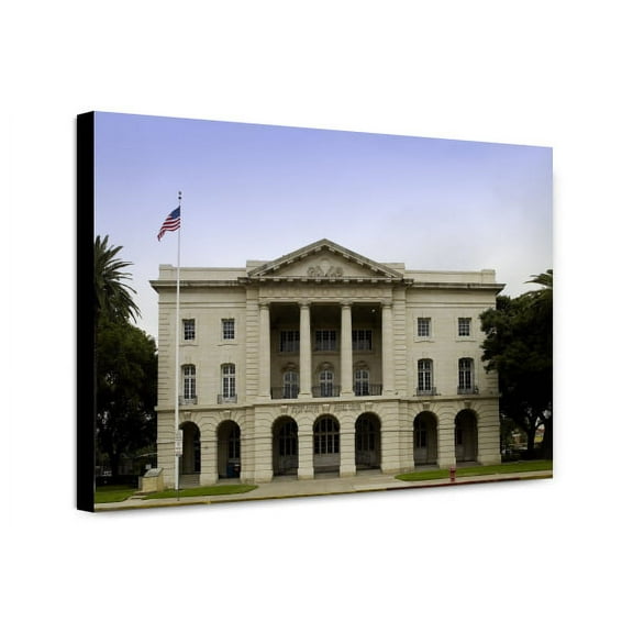 Canvas Print: Exterior, U.S. Post Office And Courthouse, Laredo, Texas, 2007