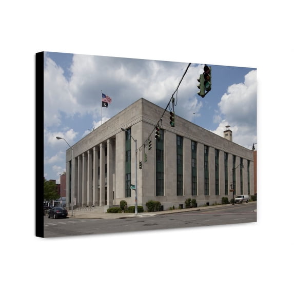 Canvas Print: Exterior View Of Federal Building And U.S. Courthouse, Binghamton