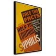 thumbnail image 1 of Canvas Print: Face The Facts And Help To Control Syphilis Reported Cases 100,000, 1 of 3
