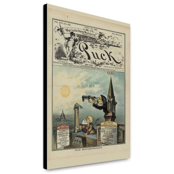 Canvas Print: False Weather-Prophets, 1885