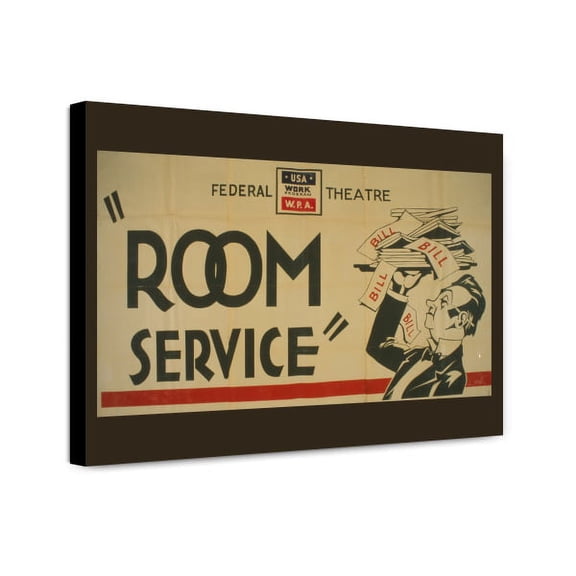 Canvas Print: Federal Theatre Presents Room Service, circa 1936