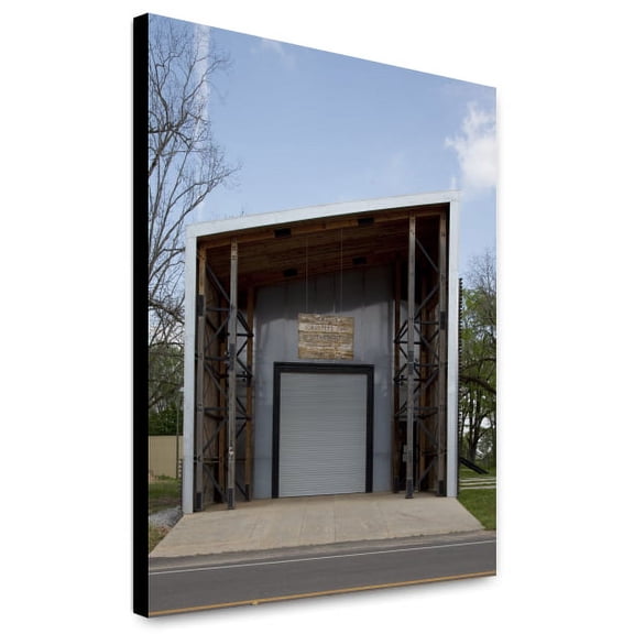Canvas Print: Fire Department Designed By Rural Studio Architecture, Newbern