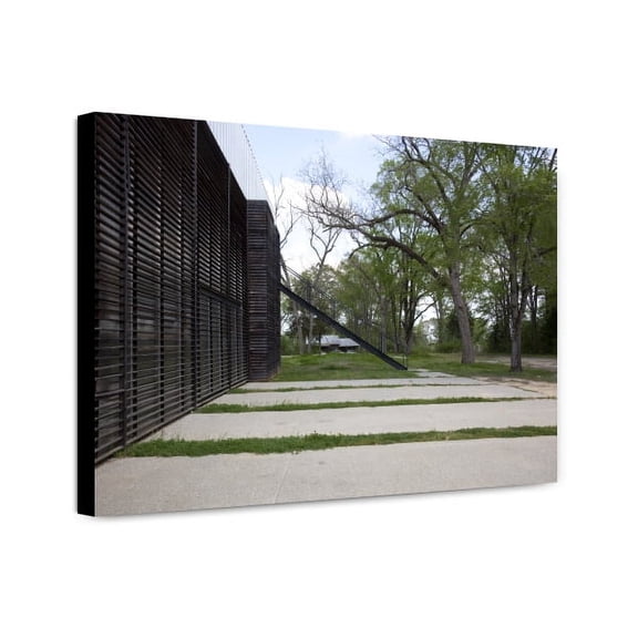 Canvas Print: Fire Department Designed By Rural Studio Architecture, Newbern