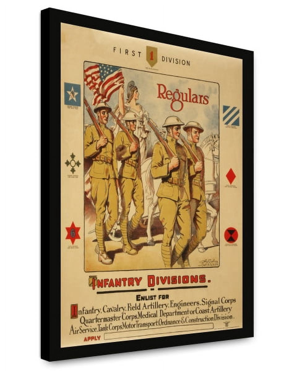 First Georgia Regulars Canvas Print: First Division, Regulars - Infantry Divisions - Enlist ...