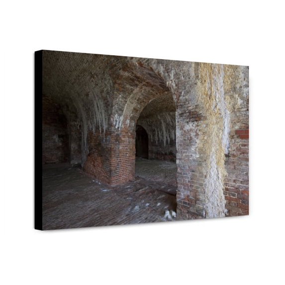 Canvas Print: Fort Morgan Is A Historic Fort At The Mouth Of Mobile Bay, Alabama