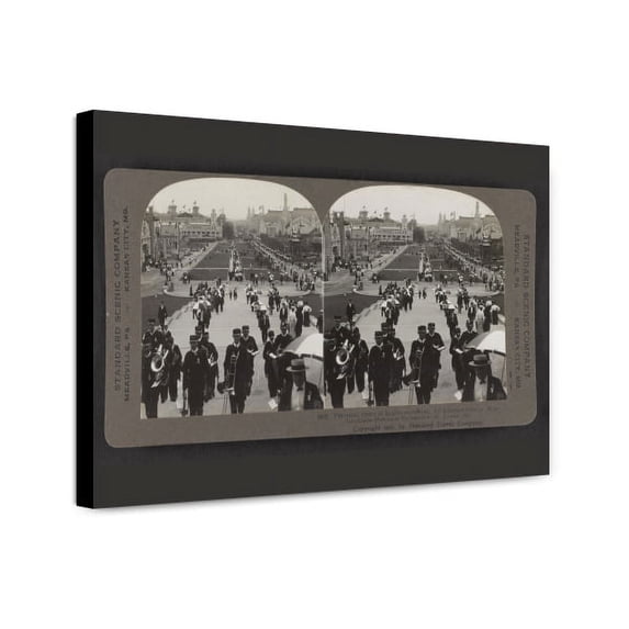 Canvas Print: Fraternal Order Of Eagles Marching Up Administration Way, View 1