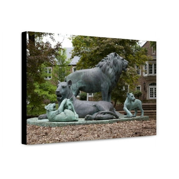 Canvas Print: Frederick Law Olmsted Designed The Landcaping, Ampitheatre And Art