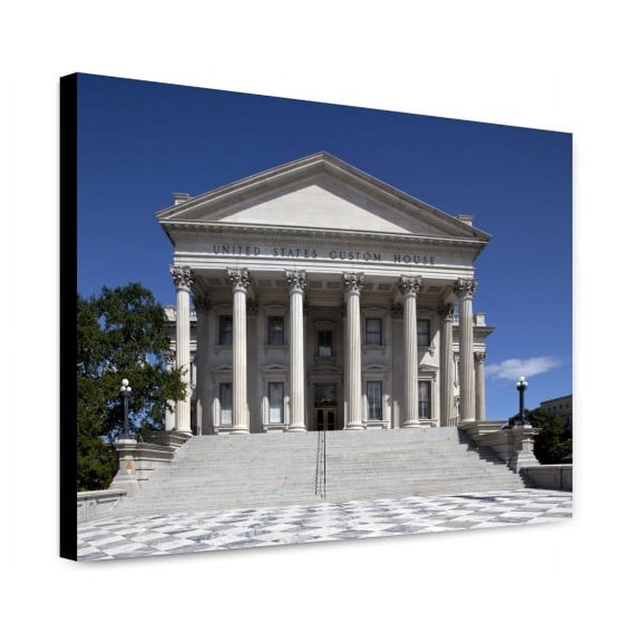 Canvas Print: Front Exterior, U.S. Custom House, Charleston, South Carolina, 2010
