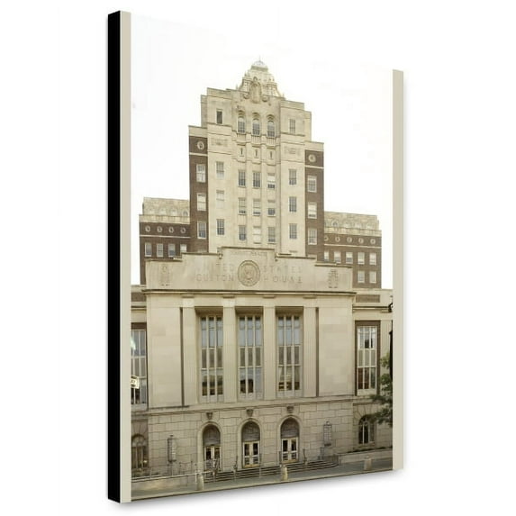 Canvas Print: Front Exterior, U.S. Custom House, Philadelphia, Pennsylvania, 2007