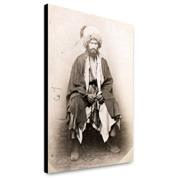Canvas Print: Full-Length Portrait Of Man, Seated, Facing Front, circa 1870