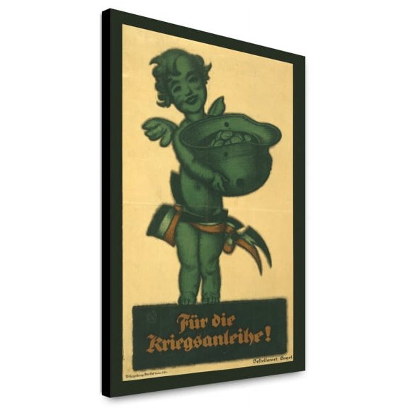 Canvas Print: Fur Die Kriegsanleihe!, 1917