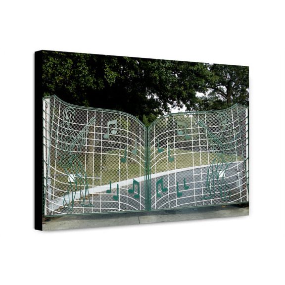 Canvas Print: Gates, Graceland, Memphis, Tennessee, 2008