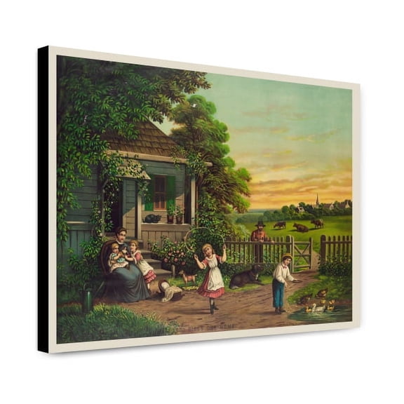 Canvas Print: God Bless Our Home, 1885
