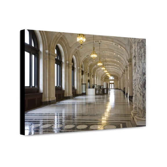 Canvas Print: Grand Hall, Looking East, Howard M. Metzenbaum U.S. Courthouse