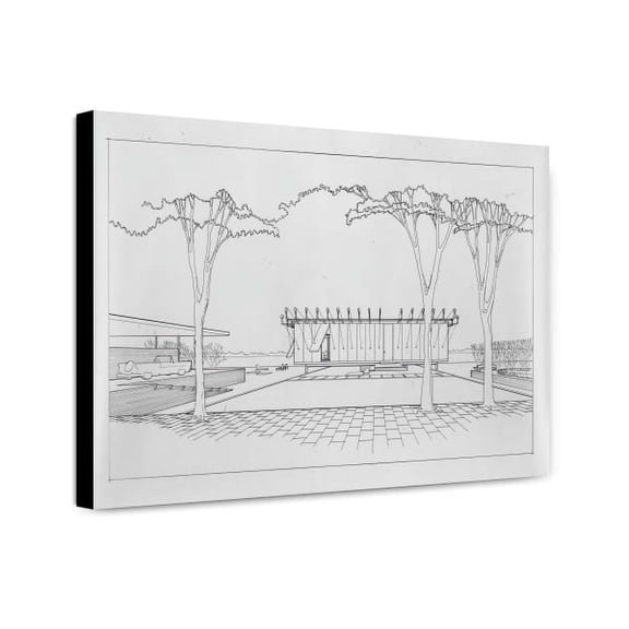 Canvas Print: Grand Rapids Homestyle Center Residence (Project). Perspective