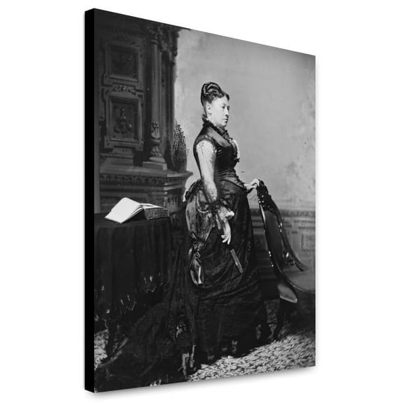 Canvas Print: Grant, Mrs. U.S. (Julia Dent), circa 1865