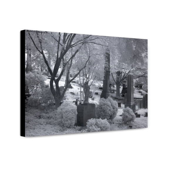 Canvas Print: Gravestones At Oak Hill Cemetery, Washington, D.C., 2010