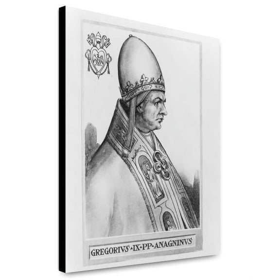 Canvas Print: Gregorius IX Pp Anagninus, 1910