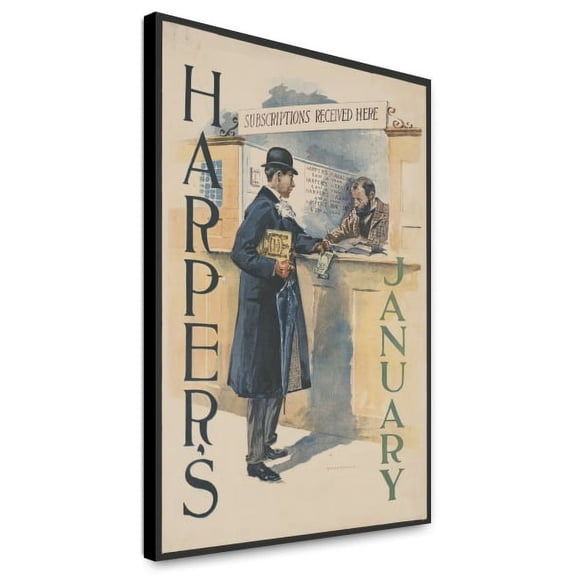 Canvas Print: Harper's For January, 1893