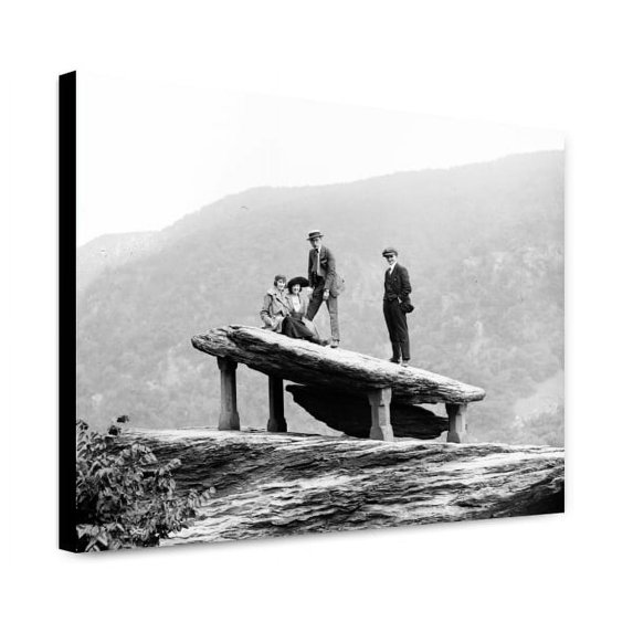 Canvas Print: Harpers Ferry, Jefferson Rock, Herald Tour, 1920