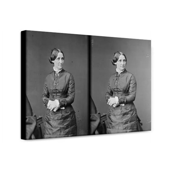 Canvas Print: Hayes, Mrs. Rutherford B., Wife Of President, circa 1865