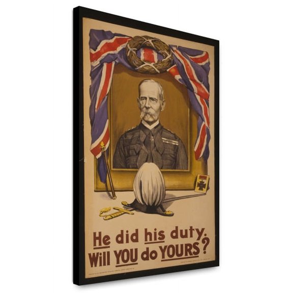 Canvas Print: He Did His Duty. Will You Do Yours?, 1916