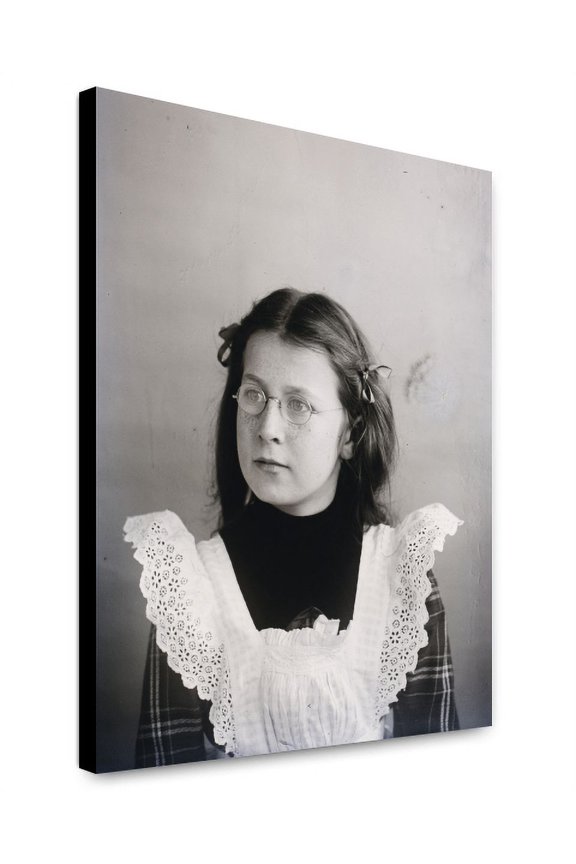 Canvas Print: Helen Wright, Age 12, Niece Of The Wright Brothers, Daughter Of