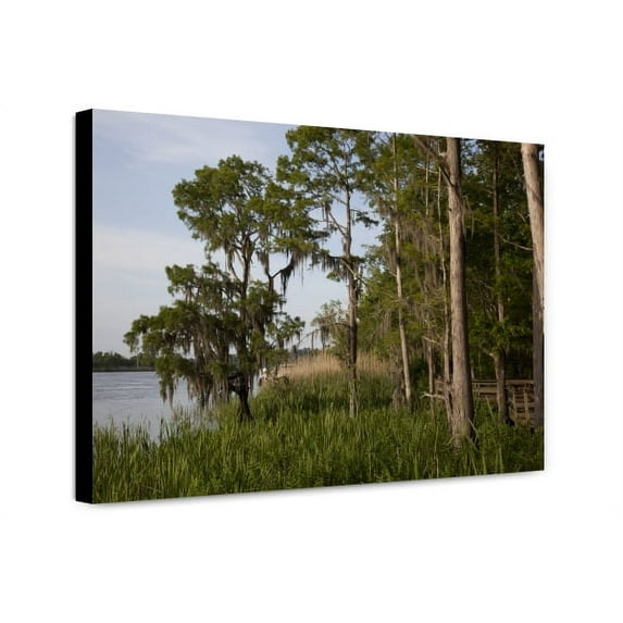 Canvas Print: Historic Blakeley State Park Located On The Tensaw River In Alabama