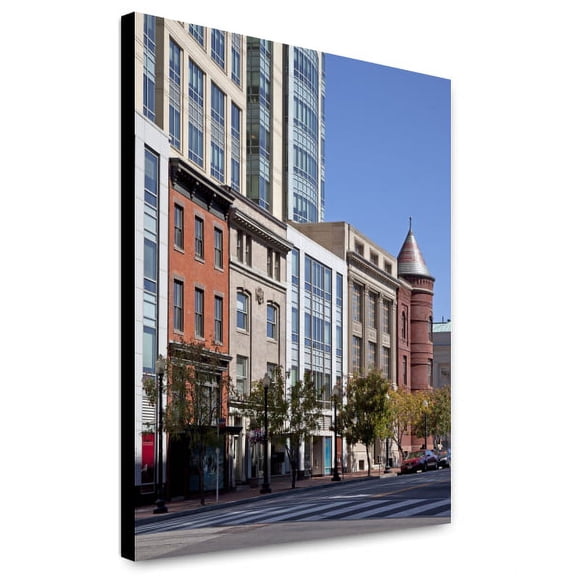Canvas Print: Historic Building Near The Intersection Of 6th And E St., NW