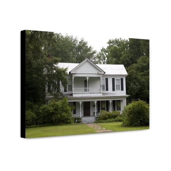 Canvas Print: Historic Buildings In Camden, Alabama, 2010
