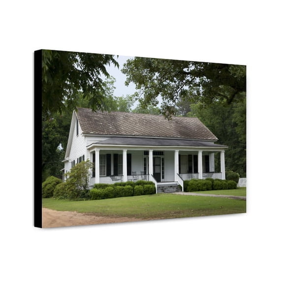 Canvas Print: Historic Buildings In Camden, Alabama, 2010