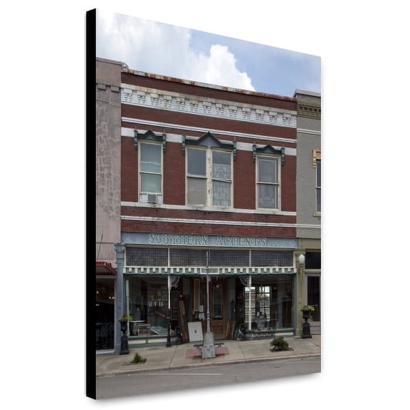 Canvas Print: Historic Buildings In Cullman, Alabama, 2010