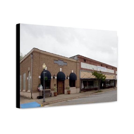 Canvas Print: Historic Buildings In Monroeville, Alabama, 2010