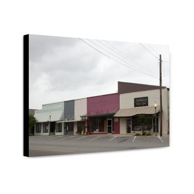 Canvas Print Historic Buildings In Monroeville, Alabama, 2010