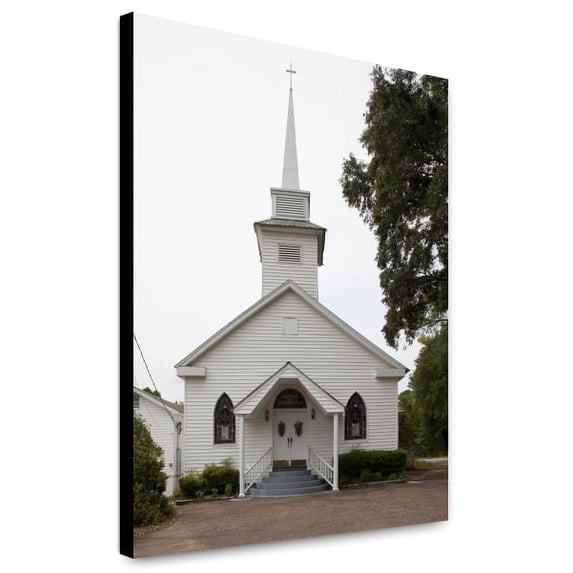 Canvas Print: Historic Buildings In The Town Of St. Stephens, Alabama, 2010