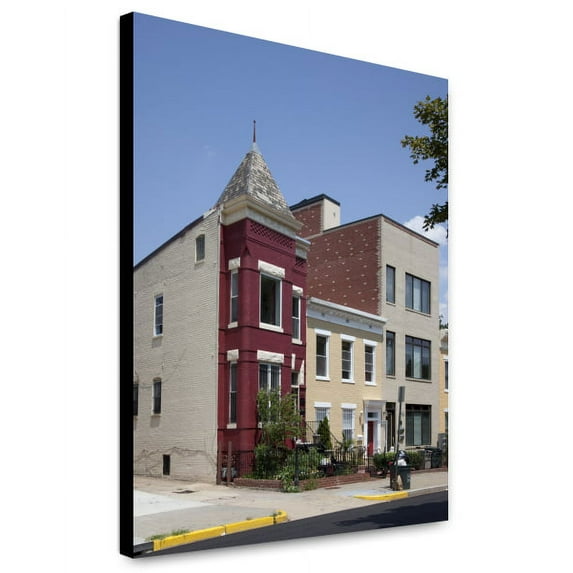 Canvas Print: Historic Buildings In Washington, D.C., Neighborhoods, 2010