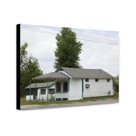 Canvas Print: Historic Buildings Near Monroeville, Alabama, 2010