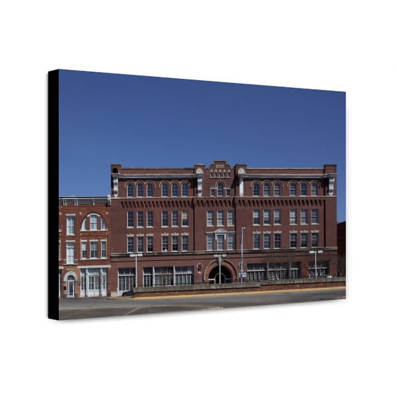 Canvas Print: Historic Buildings On Commerce Street, Montgomery, Alabama, 2010