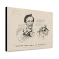 thumbnail image 1 of Canvas Print: Honest Abe Taking Them On The Half Shell, 1860, 1 of 3