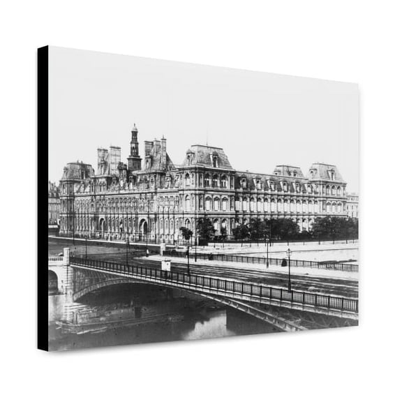 Canvas Print: Hotel De Ville, circa 1851