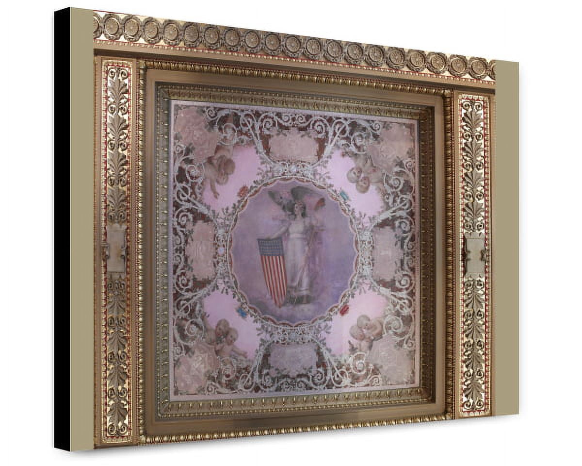 State Panel Print Canvas Print: House Members Room. Light Of State (Violet) Panel In The ...