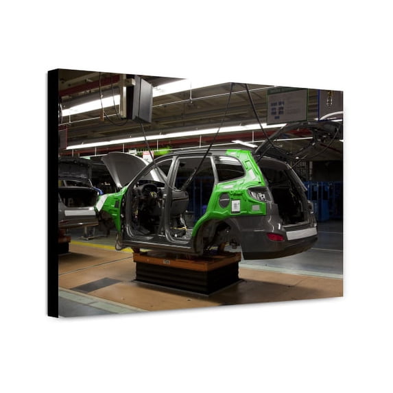 Canvas Print: Hyundai's First Assembly And Manufacturing Plant In The United